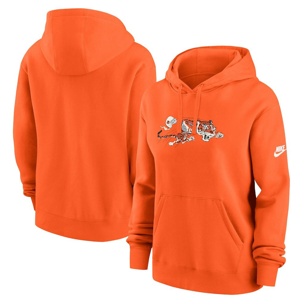 Cincinnati Bengals Women's Club Fleece Hoodie Orange | Nike for Sale