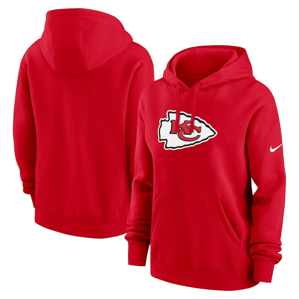 Kansas City Chiefs Women's Club Fleece Hoodie Red | Nike for Sale