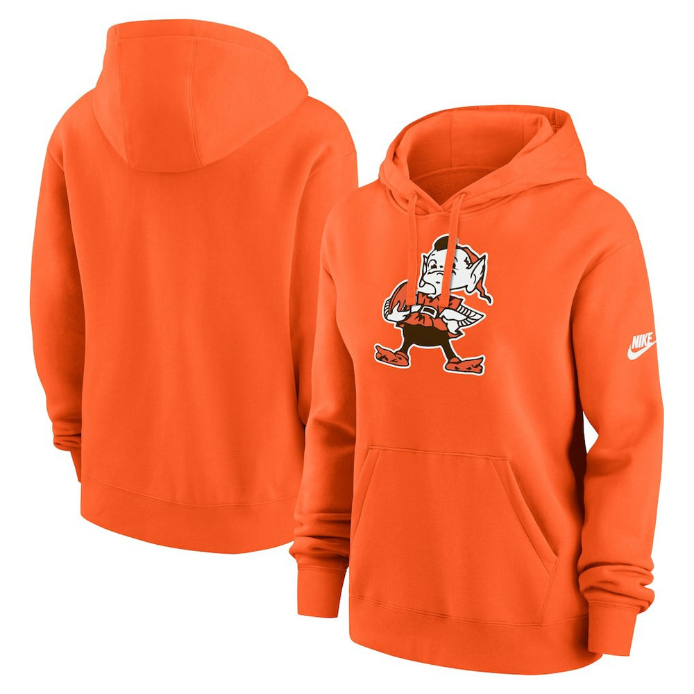 Cleveland Browns Women's Club Fleece Hoodie Orange | Nike for Sale