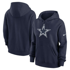 Dallas Cowboys Women's Club Fleece Hoodie Navy | Nike for Sale