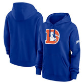 Denver Broncos Women's Club Fleece Hoodie Royal | Nike for Sale