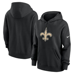 New Orleans Saints Women's Club Fleece Hoodie Black | Nike for Sale
