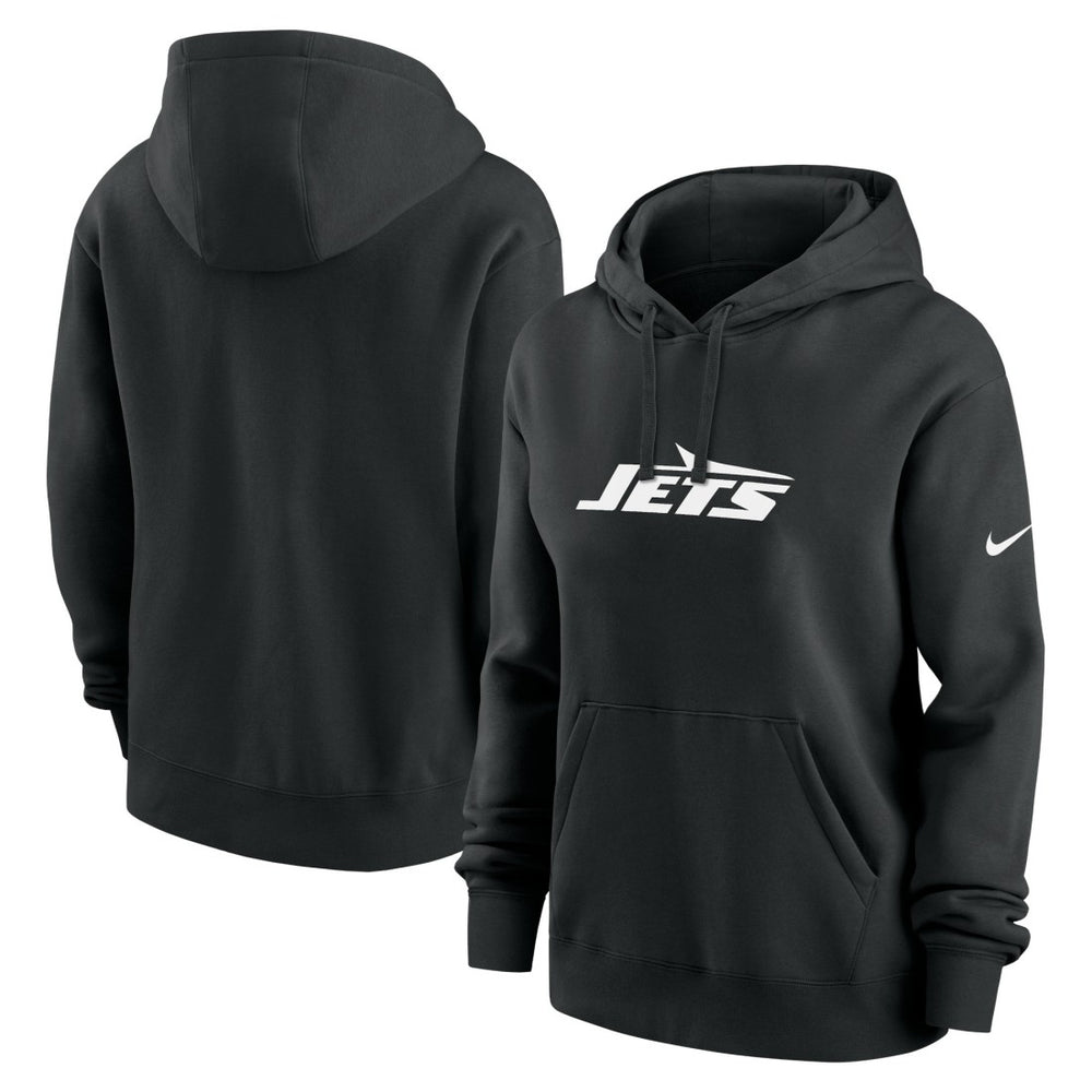 New York Jets Women's Club Fleece Hoodie Black | Nike for Sale