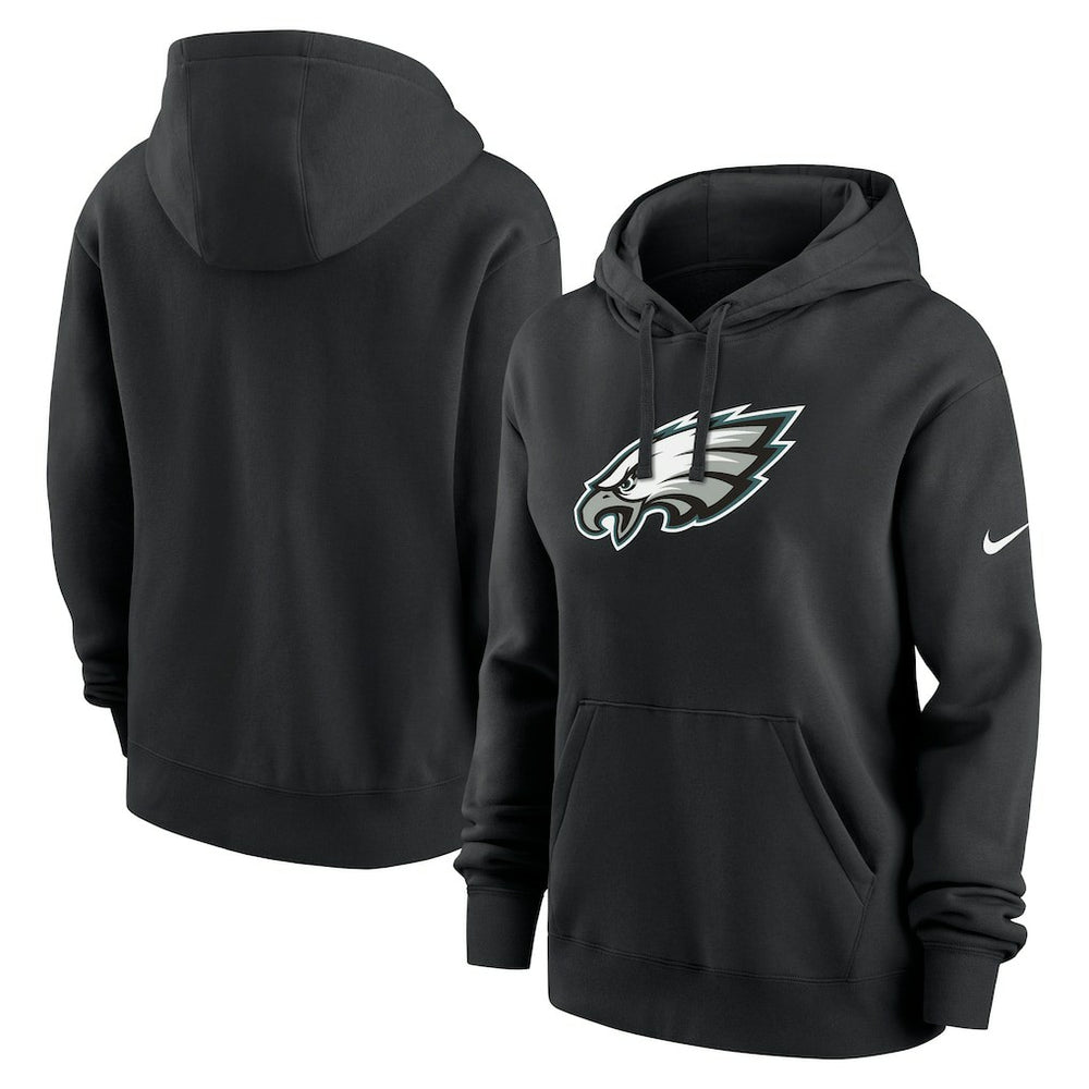 Philadelphia Eagles Women's Club Fleece Hoodie Black | Nike for Sale