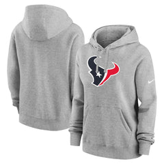 Houston Texans Women's Club Fleece Hoodie Heather Gray | Nike for Sale