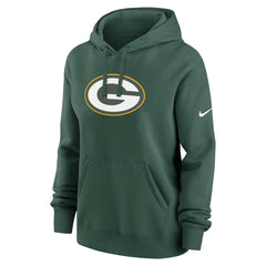 Green Bay Packers Women's Club Fleece Hoodie Green | Nike for Sale