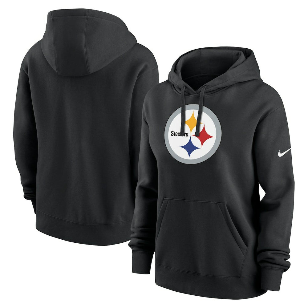 Pittsburgh Steelers Women's Club Fleece Hoodie Black | Nike for Sale