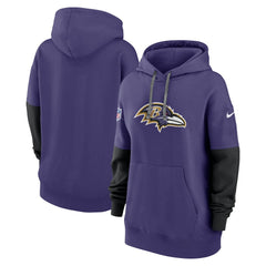 Baltimore Ravens Women's Sideline Essential Hoodie Purple | Nike for Sale