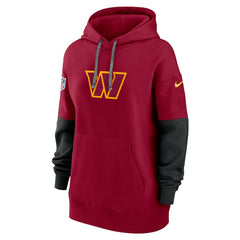 Washington Commanders Women's Sideline Essential Hoodie Burgundy | Nike for Sale