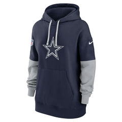 Dallas Cowboys Women's Sideline Essential Hoodie Navy | Nike for Sale