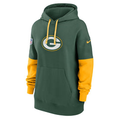 Green Bay Packers Women's Sideline Essential Hoodie Green | Nike for Sale