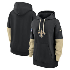 New Orleans Saints Women's Sideline Essential Hoodie Black | Nike for Sale