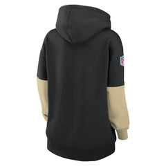 New Orleans Saints Women's Sideline Essential Hoodie Black | Nike for Sale