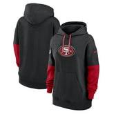 San Francisco 49ers Women's Sideline Essential Hoodie Black | Nike for Sale