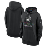 Las Vegas Raiders Women's 2024 NFL Crucial Catch Club Pullover Hoodie Black | Nike for Sale