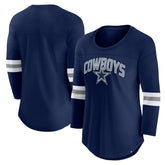 Dallas Cowboys Women's First Team Arch Logo 3/4 Sleeve T-Shirt Navy | Fanatics