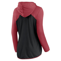 Arizona Cardinals Women's Script Full-Zip Hoodie Black/Cardinal | Fanatics