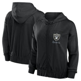 Las Vegas Raiders Women's Script Lock Full-Zip Hoodie Black | Fanatics