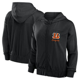 Cincinnati Bengals Women's Script Lock Full-Zip Hoodie Black | Fanatics