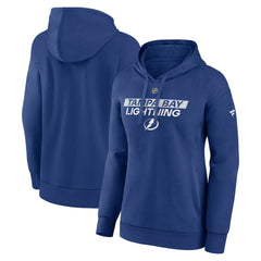 Tampa Bay Lightning Fanatics Women's Authentic Pro Core Primary Fleece Pullover Hoodie - Blue - NHL