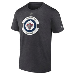 Winnipeg Jets Fanatics Authentic Pro Core Secondary T-Shirt - Heather Charcoal - NHL