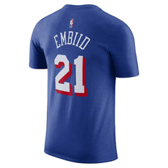 Joel Embiid Philadelphia 76ers Name & Number T-Shirt Royal - NBA