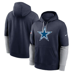 Dallas Cowboys 2024 Sideline Club Pullover Hoodie Navy | Nike for Sale