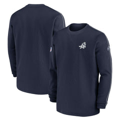 Dallas Cowboys 2024 Sideline Coach Vintage Pullover Sweatshirt Navy | Nike for Sale
