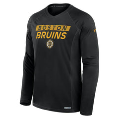 Boston Bruins Fanatics Authentic Pro Rink Tech Long Sleeve T-Shirt - Black - NHL
