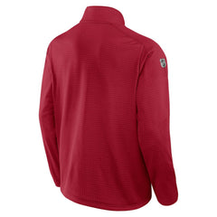 Montreal Canadiens Fanatics Authentic Pro Rink Quarter-Zip Jacket - Red - NHL