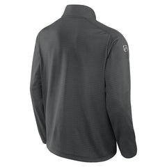 Vegas Golden Knights Fanatics Authentic Pro Rink Quarter-Zip Jacket - Gray - NHL