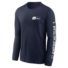 Dallas Cowboys America's Team Essential Long Sleeve T-Shirt Navy | Nike for Sale