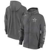 Dallas Cowboys Primetime Club Full-Zip Hoodie Charcoal | Nike for Sale