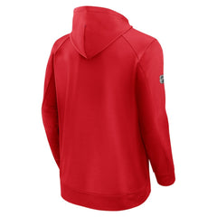 New York Rangers Fanatics Authentic Pro Rink Fleece Pullover Hoodie - Red - NHL
