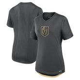 Vegas Golden Knights Fanatics Women's Authentic Pro Rink Tech T-Shirt - Gray - NHL