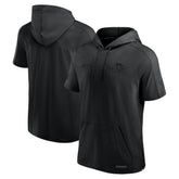 Pittsburgh Penguins Fanatics Authentic Pro Road Performance Short Sleeve Pullover Hoodie - Black - NHL