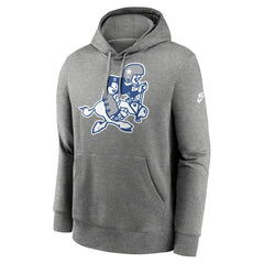 Dallas Cowboys Rewind Retro Joe Club Pullover Hoodie Heather Charcoal | Nike for Sale