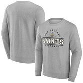 New Orleans Saints Extreme Tackle Sweatshirt Heather Gray | Fanatics