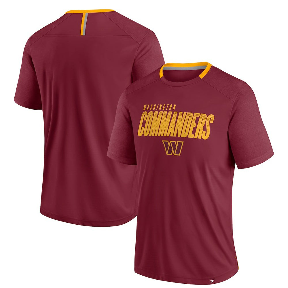 Washington Commanders Defender Fade Slant T-Shirt Burgundy | Fanatics