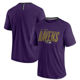Baltimore Ravens Defender Fade Slant T-Shirt Purple | Fanatics
