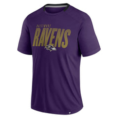 Baltimore Ravens Defender Fade Slant T-Shirt Purple | Fanatics