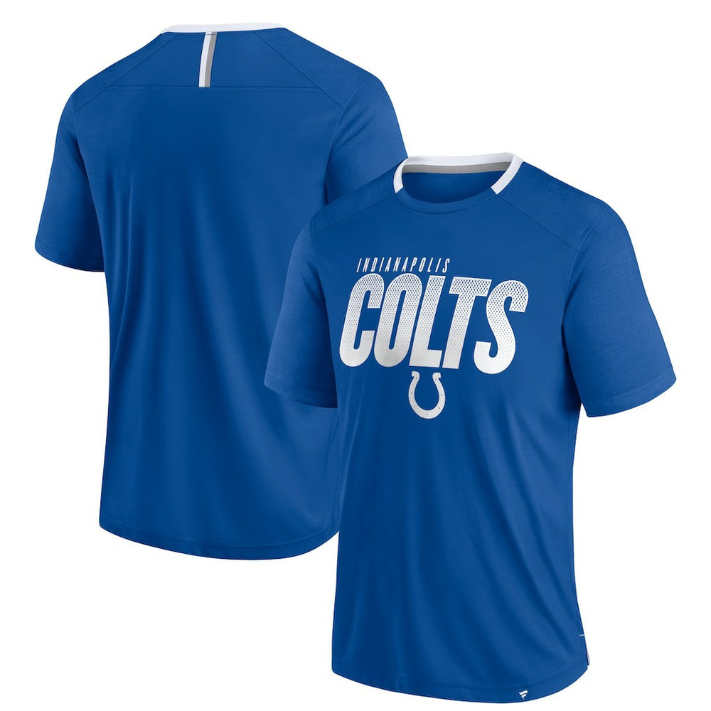 Indianapolis Colts Defender Fade Slant T-Shirt Royal | Fanatics