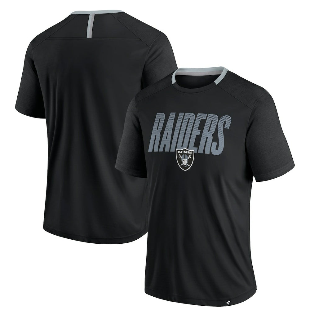 Las Vegas Raiders Defender Fade Slant T-Shirt Black | Fanatics