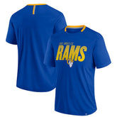 Los Angeles Rams Defender Fade Slant T-Shirt Royal | Fanatics