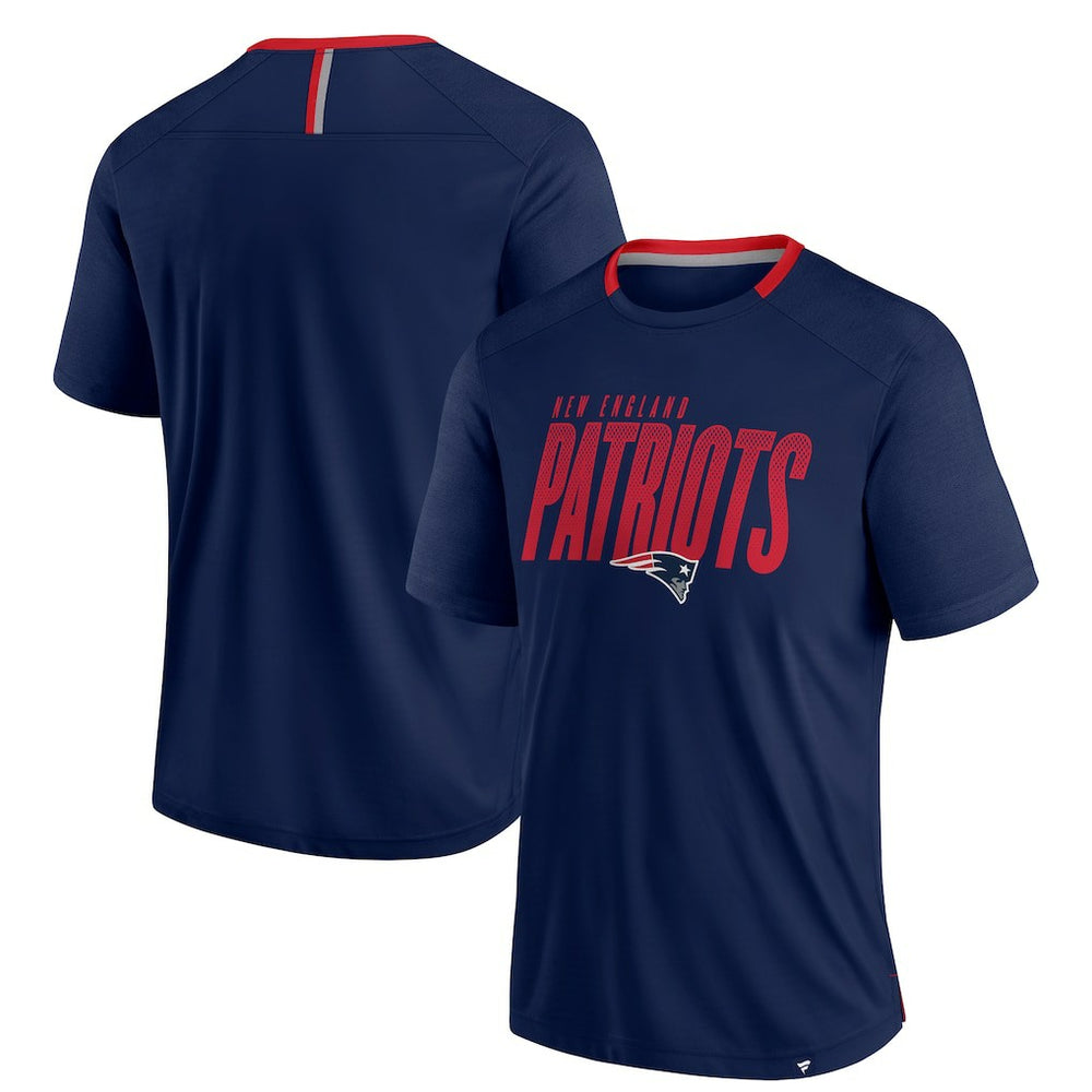 New England Patriots Defender Fade Slant T-Shirt Navy | Fanatics