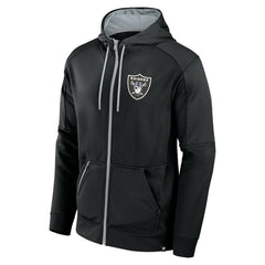 Las Vegas Raiders Defender Full-Zip Hoodie Black | Fanatics
