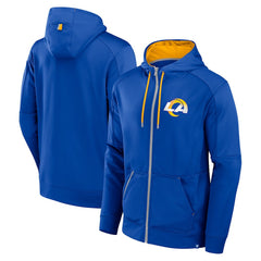 Los Angeles Rams Defender Full-Zip Hoodie Royal | Fanatics