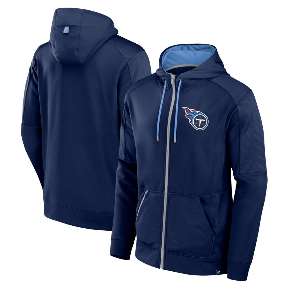 Tennessee Titans Defender Full-Zip Hoodie Navy | Fanatics