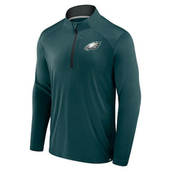Philadelphia Eagles Defender Long Sleeve Quarter-Zip Jacket Midnight Green | Fanatics