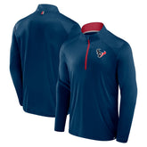 Houston Texans Defender Long Sleeve Quarter-Zip Jacket Navy | Fanatics